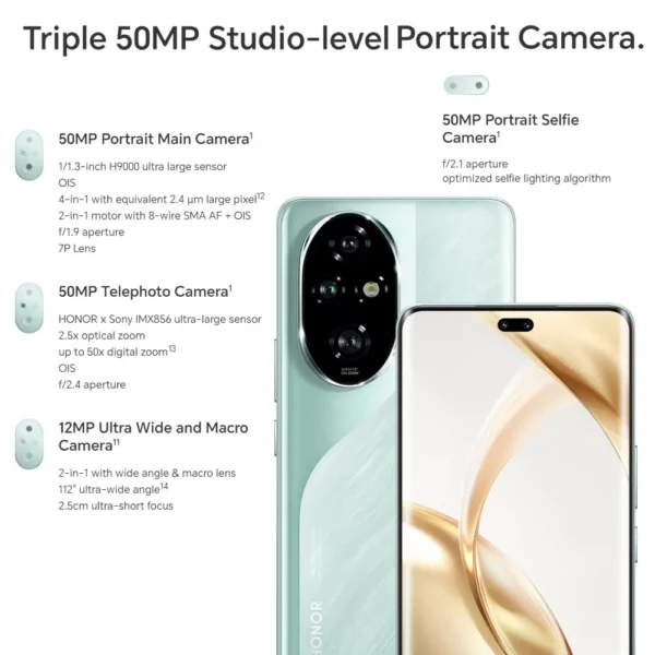 2024 Global Version HONOR 200 Pro Snapdragon 8s Gen 3 5G Smartphone 6.78'' 120Hz AMOLED Display Support HONOR 100W SuperCharge - Image 3