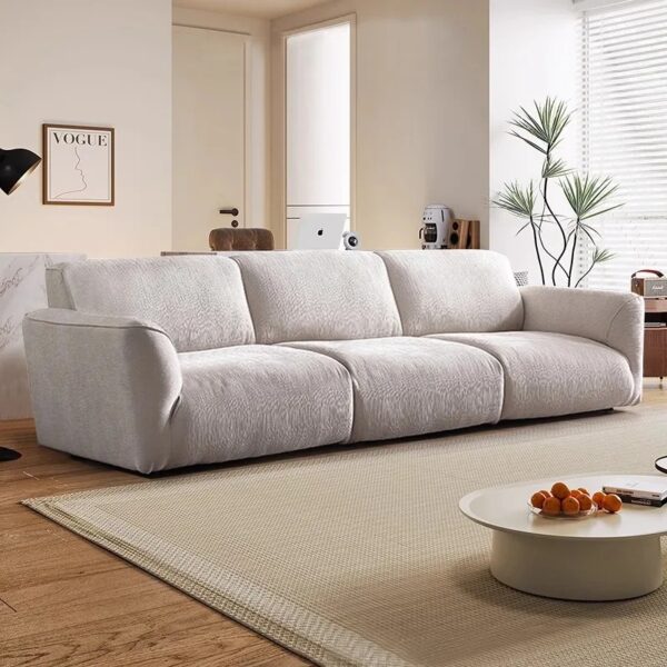 Reclining Simple Wood Sofas Modern Black Lazy Nordic Living Room Sofa Floor Loveseat European Divani Da Soggiorno Furniture - Image 2