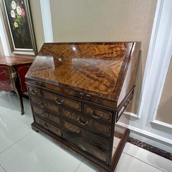 Dresser Princess Makeup Table Villa Retro Desk European Solid Wood Jewelry Cabinet Antique Dressing Cabinet - Image 2