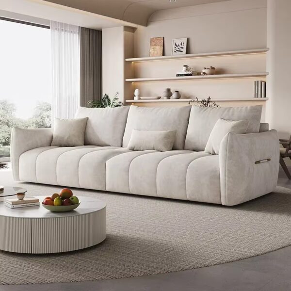 Nordic 3 Seater Sofa Puffs Inflavel Living Room Design European Sectional Sofa Modular Creative Dining Room Muebles Furniture - Image 4