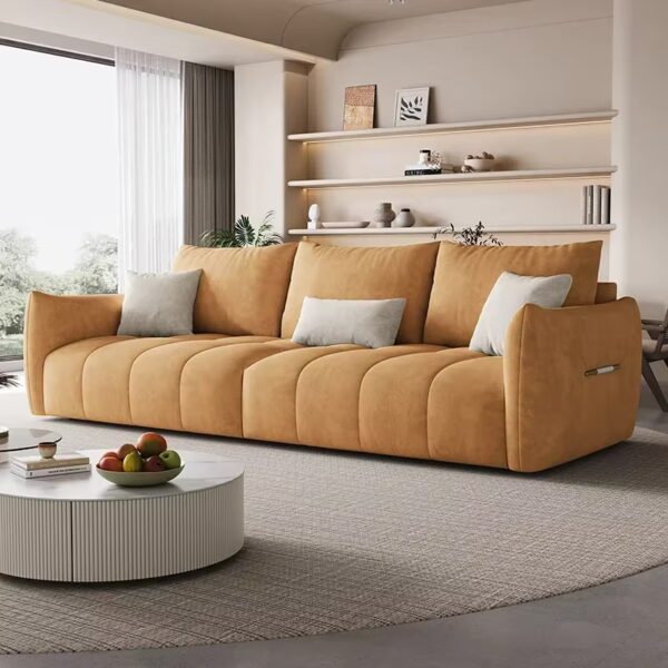 Nordic 3 Seater Sofa Puffs Inflavel Living Room Design European Sectional Sofa Modular Creative Dining Room Muebles Furniture - Image 3