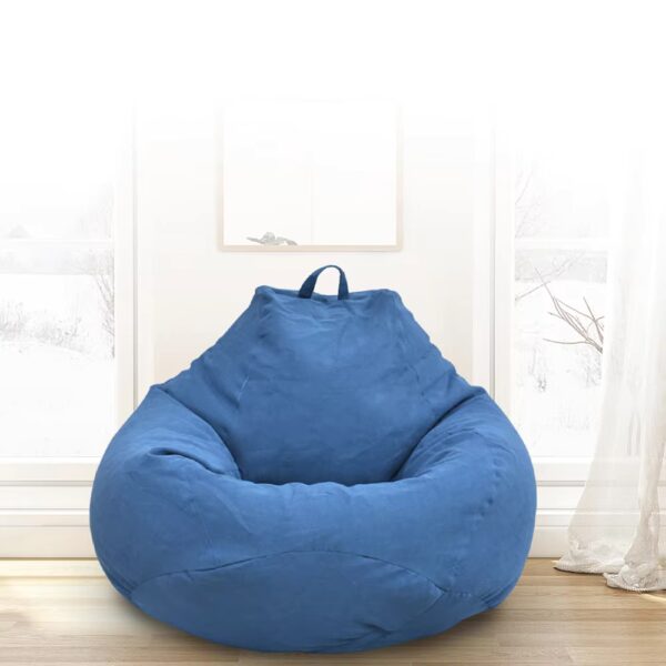 Large Small Lazy Sofas Cover Chairs without Filler Linen Cloth Lounger Seat Bean Bag Pouf Puff Couch Tatami Living Room - Image 3