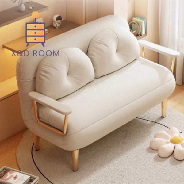 Designer Yellow Living Room Sofas Set European Fabric Nordic Double Chaise Couch Puffs Luxury Italian Divano Soggiorno Furniture