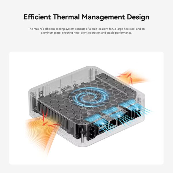 OUMAX MAX Intel N100 16GB 500GB MINI PC Intel N95 8GB 256GB SSD WIFI5 BT 5.0 Destop MINI Computer VS T8 Pro GK3V B4 Plus - Image 3