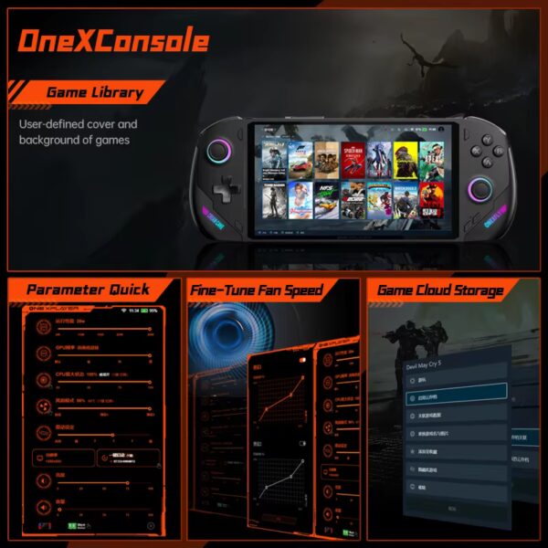 OnexPlayer Onexfly AMD Ryzen 7 8840U Laptop PC Game Console 3 IN 1 Video Tablet WIN11 Game Computer 7" 120Hz Screen 32G 1TB 2TB - Image 3
