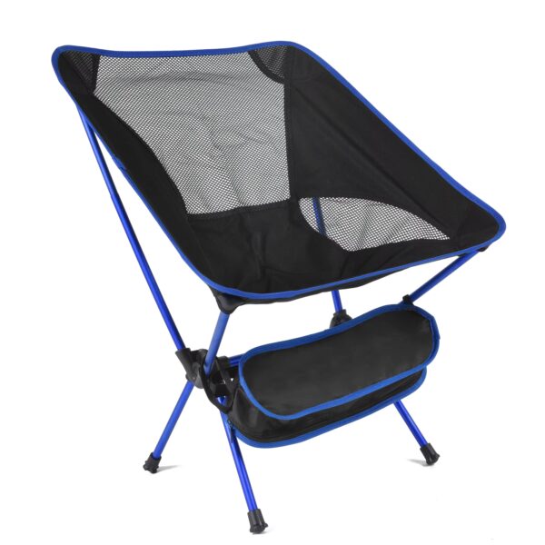 Portable Beach Moon Chair Fishing Barbecue Self-Driving Ultralight Alloy Folding Chair - Image 2