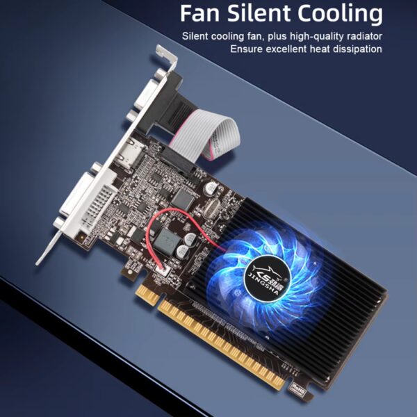 GT610/GT730/GT210 4/2/1GB Graphics Card 1257/1340MHz Radiator Tube GPU Display Card Mining Placa Graphics Card for Computer PC - Image 3