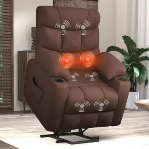 Recliner Chairs Power Lift Chairs Recliners for Elderly, Reclining Sofa Chair with Massage and Heat