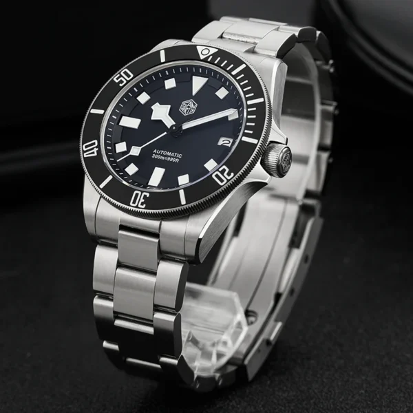 San Martin SN0121T Titanium Diving Watch NH35 Automatic Movement Watches Grade2 Titanium 120 Click Waterproof 300m Wristwatch - Image 3