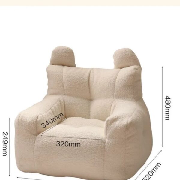 Single Sofa Chair Cartoon Seat Baby Sofa Children Sofa Cute Lazy Bean Bag Environmentally Friendly Thickened Portable Sofa Chair - Image 2