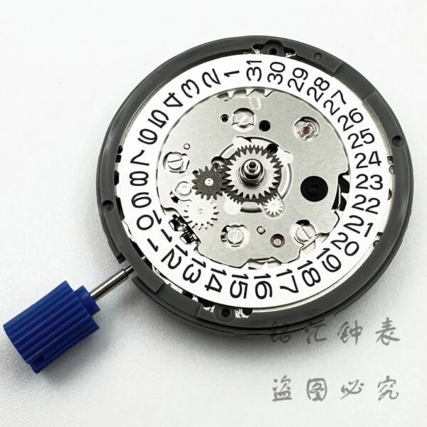 White Calendar 24 Jewels High Accuracy NH34 Mechanical Movement Winding NH34 Automatic Self-winding Stem Set - Image 3