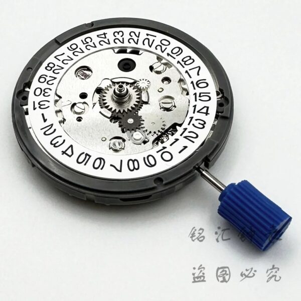 White Calendar 24 Jewels High Accuracy NH34 Mechanical Movement Winding NH34 Automatic Self-winding Stem Set - Image 2